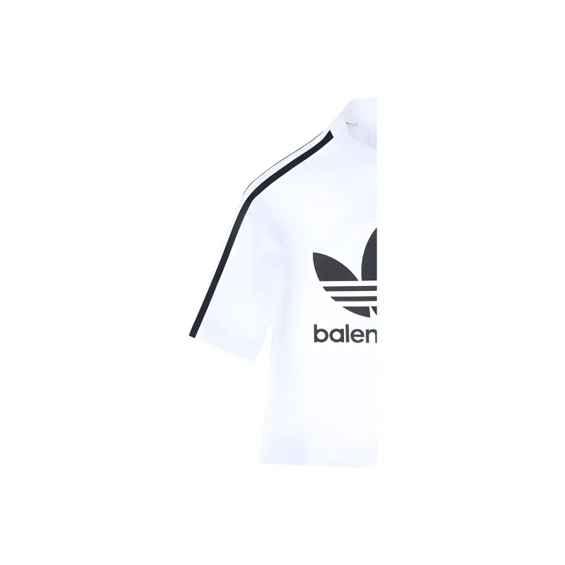 Balenciaga x Adidas Balenciaga X Adidas FW22 Regular T Shirt, Slim Fit Women's White-6