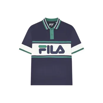 FILA Polo Shirt Men's Secret Mirror Blue