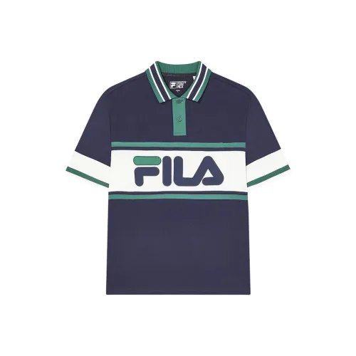 FILA Polo Shirt Men's Secret Mirror Blue