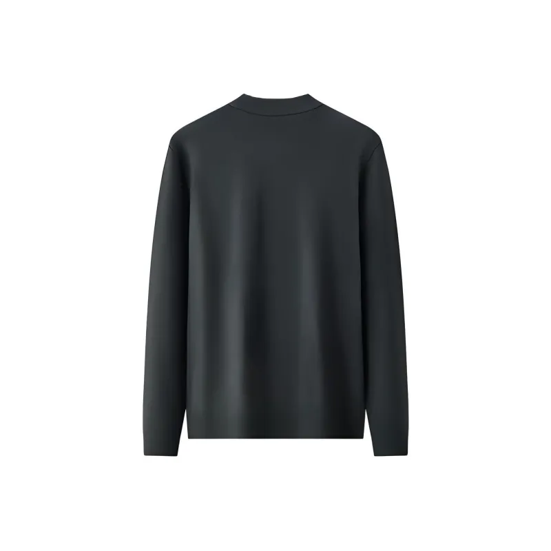 Red Bean Dad Style Thick Sweater Men's-1