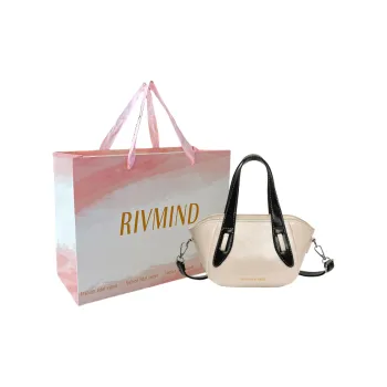 RIVMIND PU Handbag Women's White/Silver