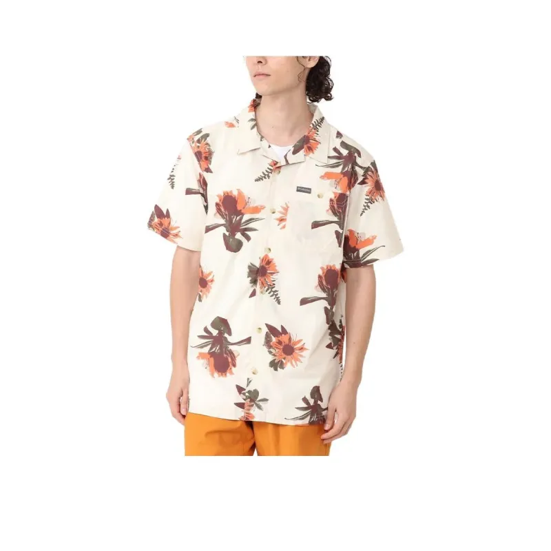 Columbia Pine Canyon Shirts Men Ecru-0
