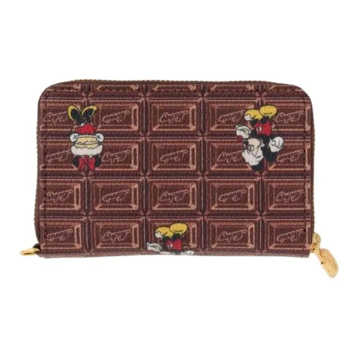 Disney Cotton Wallet Mini Women's Chocolate-1