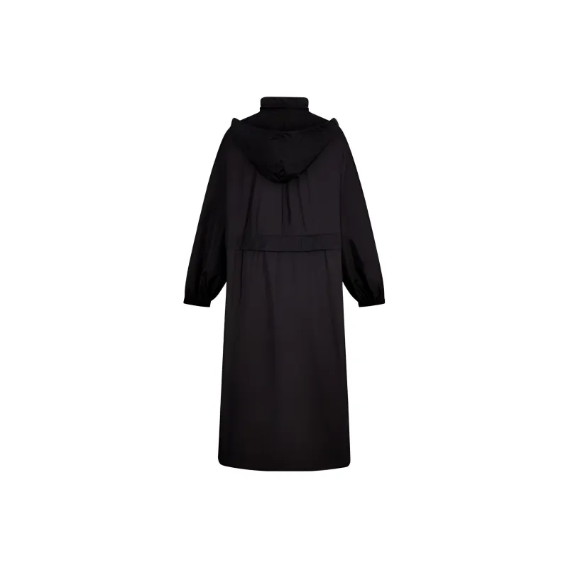 PRADA Logo Plaque Zip Up Raincoat-1