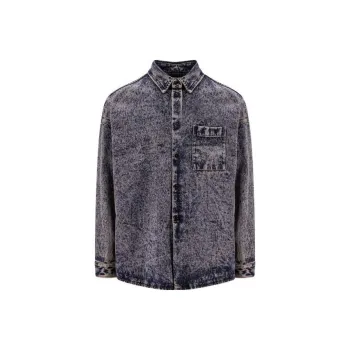 MARNI Marble Dyed Denim Shirt