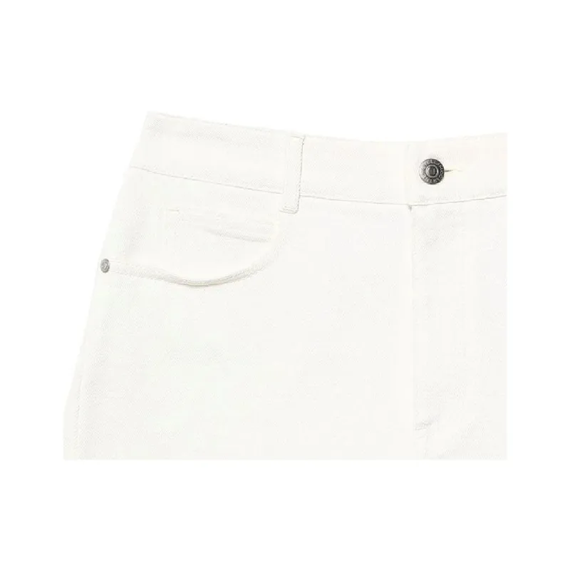Stella McCartney FW23 Denim Shorts Women's White-4