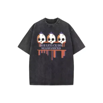 PAINT STAIN T Shirt Unisex Black