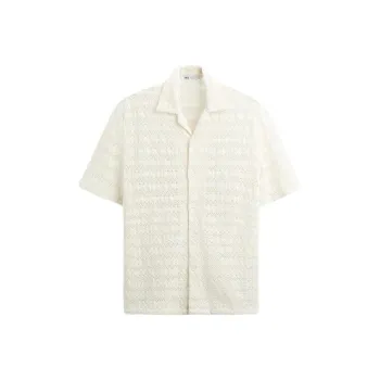 ZARA Shirts Men Frosted White