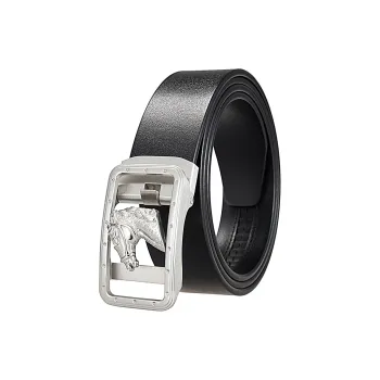 JONNY MOORE Top Grain Cow Leather Belts Men's 3.4cm