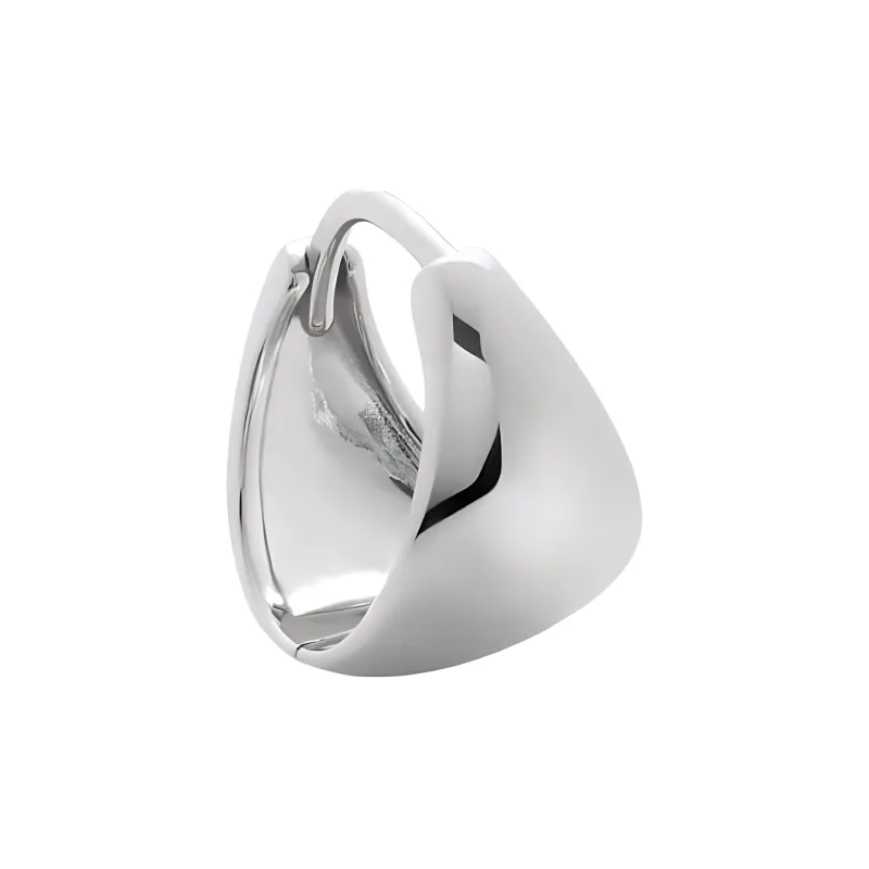 Monica Vinader Tapered Huggie Earrings-2