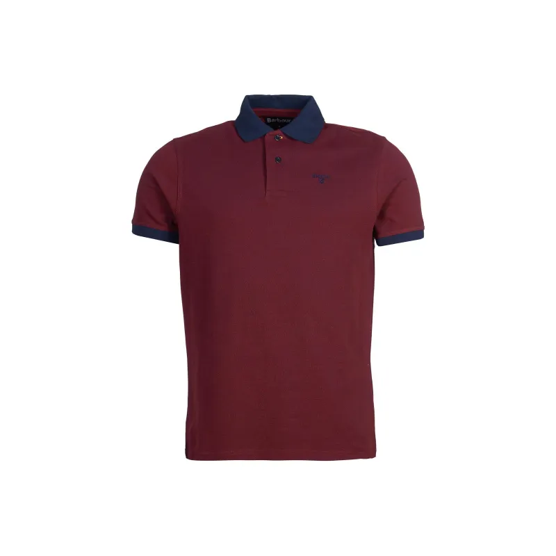 BARBOUR Sports Mix Polo Shirt Polo Shirt Men's Red-0