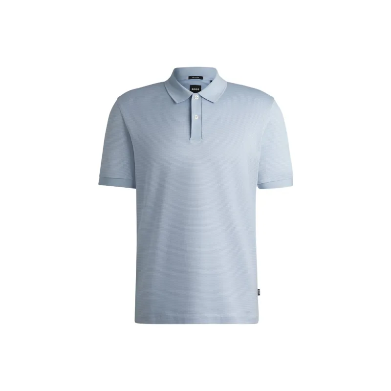 HUGO BOSS Parlay Textured Polo Shirt-0