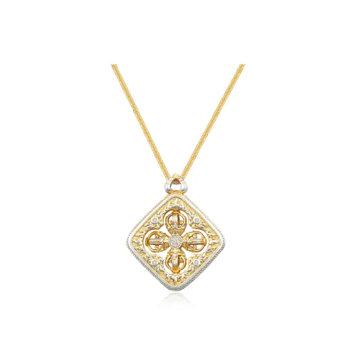 Furunlai S999 Fine Silver Sterling Silver Necklaces Unisex