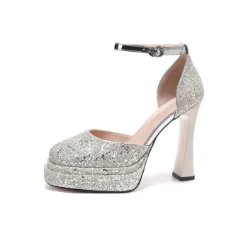 WEISHIBANGWEI Chunky Heel High Heels Women's