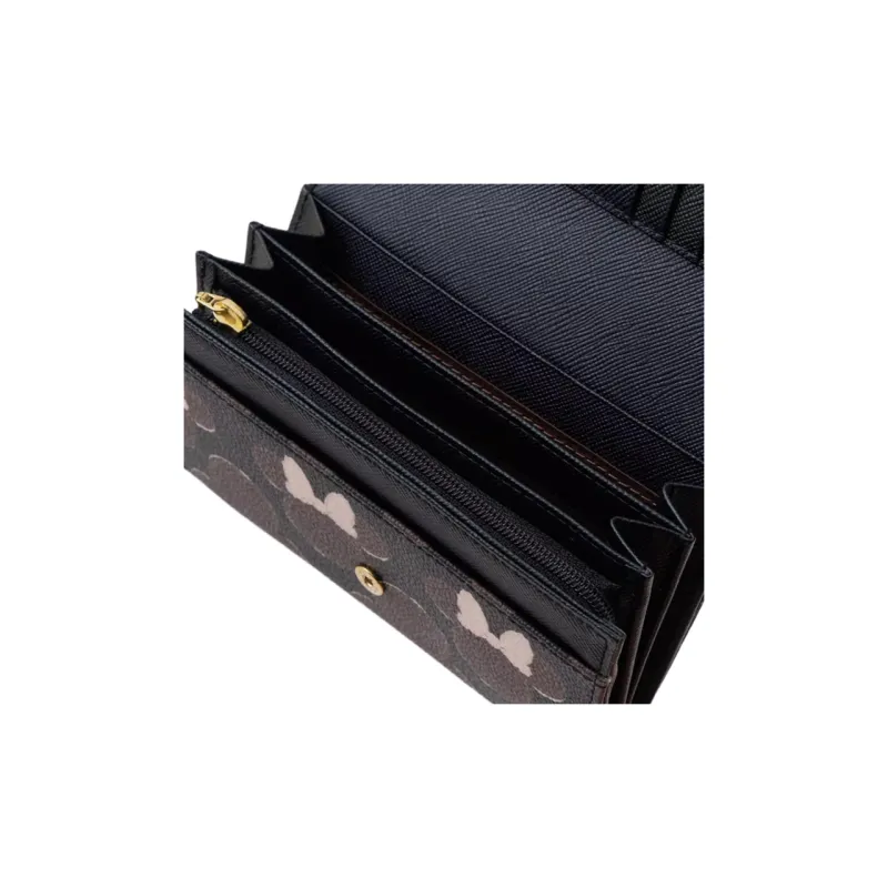 Disney Cotton Wallet Women's Brown & Black-4