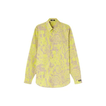 VERSACE Shirts Men Yellow