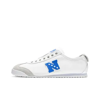 NFL Training Light Low Top Skateboard Shoes Unisex White Blue
