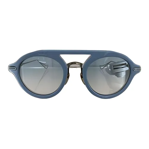 Chrome Hearts Titanium Acetate Aviator Sunglasses Unisex Gold