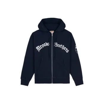 Brain Dead BROOKS BROTHERS Collaboration Sweatshirts Unisex Navy