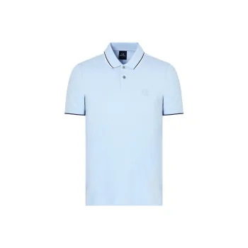ARMANI EXCHANGEAE Polo Shirt Men's Light Blue