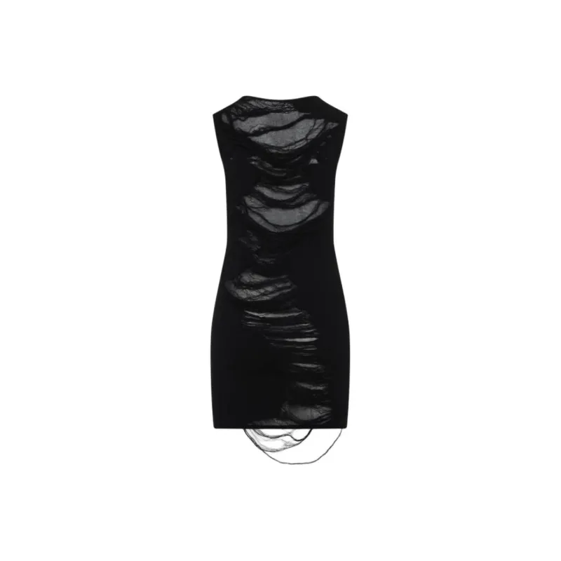 MM6 Maison Margiela Distressed Mini Dress-1