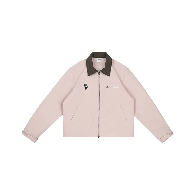 MYSAMESAME Jackets & Coats Unisex Dusty Pink In Stock-2