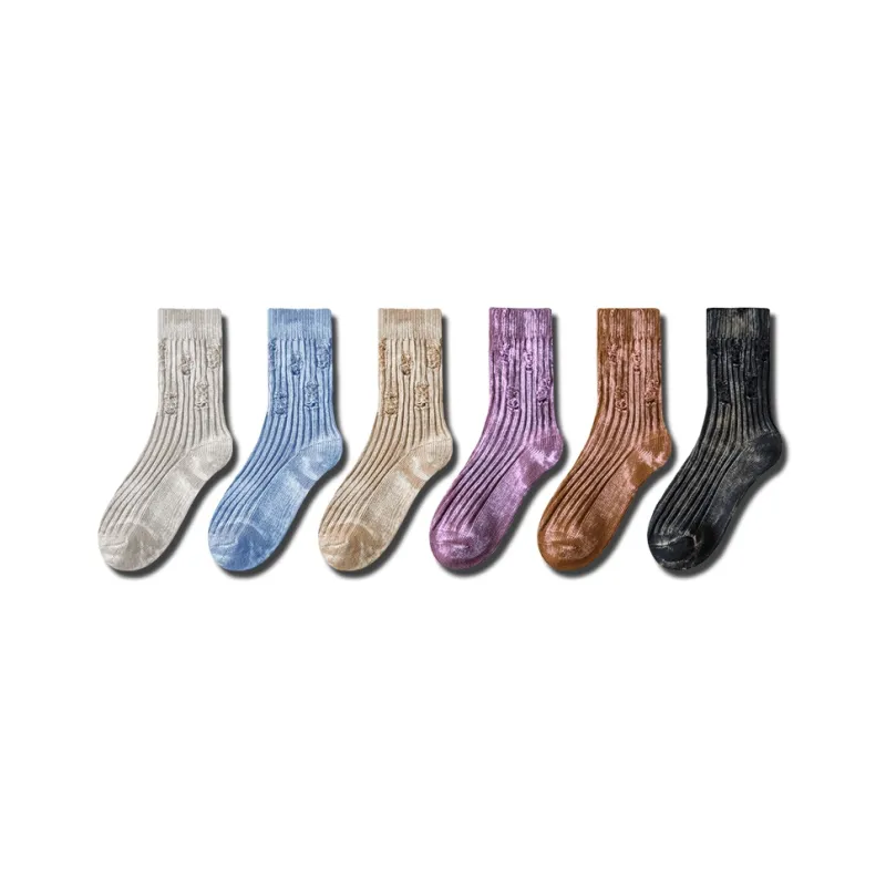 YOOKA Mid Calf Socks Unisex Combo Set-0