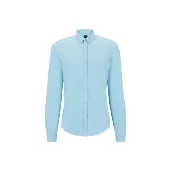 HUGO BOSS Long Sleeved Shirt Men's Light Blue