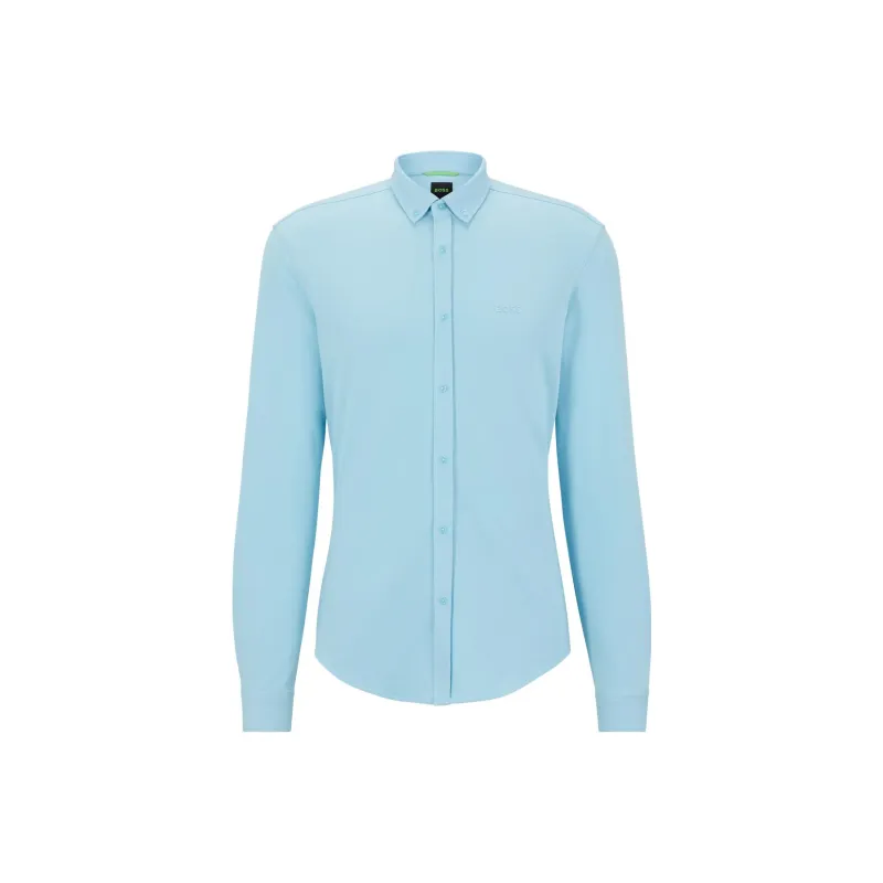 HUGO BOSS Long Sleeved Shirt Men's Light Blue-0