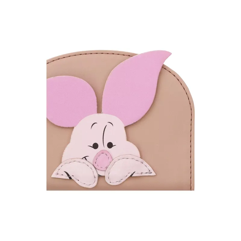 Disney Cow Leather Coin Purse Women's Pink-5