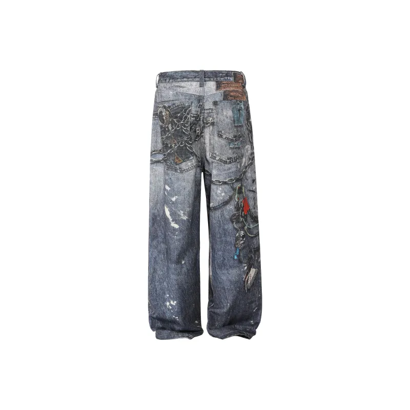 FORCEPULR Jeans Unisex Blue-1