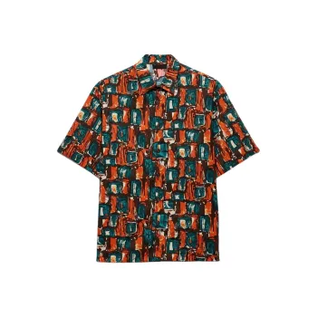PRADA Shirts Men Orange