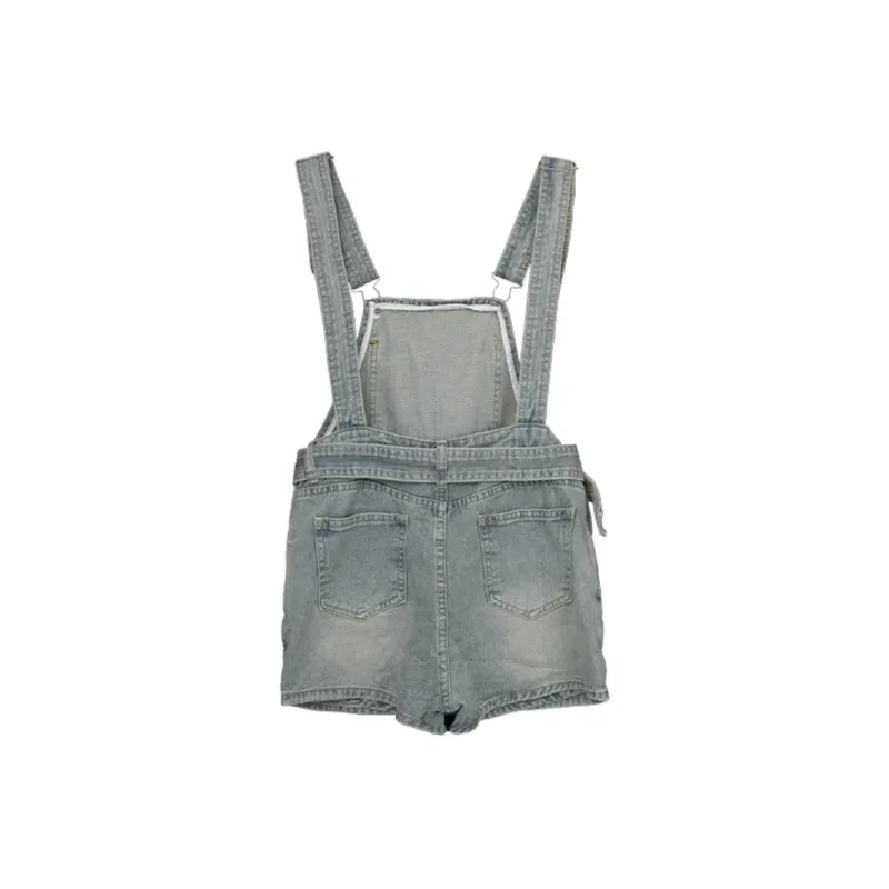 POPO.INFO Denim Short Skirts Women's Blue-1