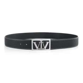 V.V.Brown Top Grain Cow Leather Belts Men's 3.8cm