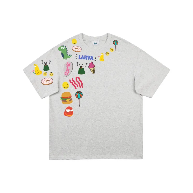 COMIC LARVA T Shirts Unisex-11