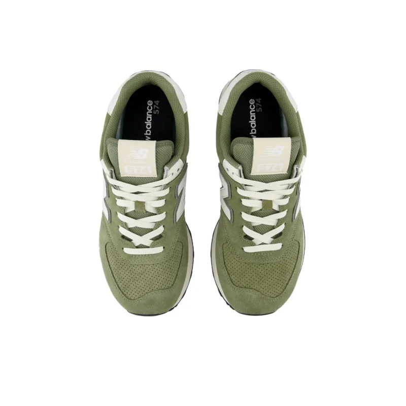 New Balance 574 Dark Olivine Sea Salt-2