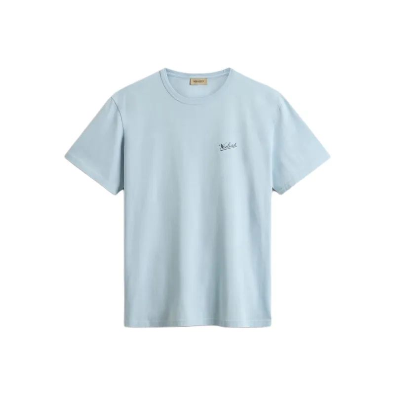 WOOLRICH SS25 T Shirt Men's Light Blue-0