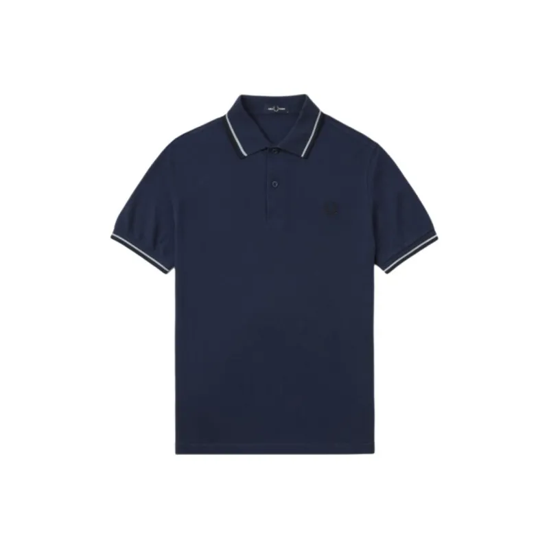 FRED PERRY Polo Shirt Men's Navy Blue-0