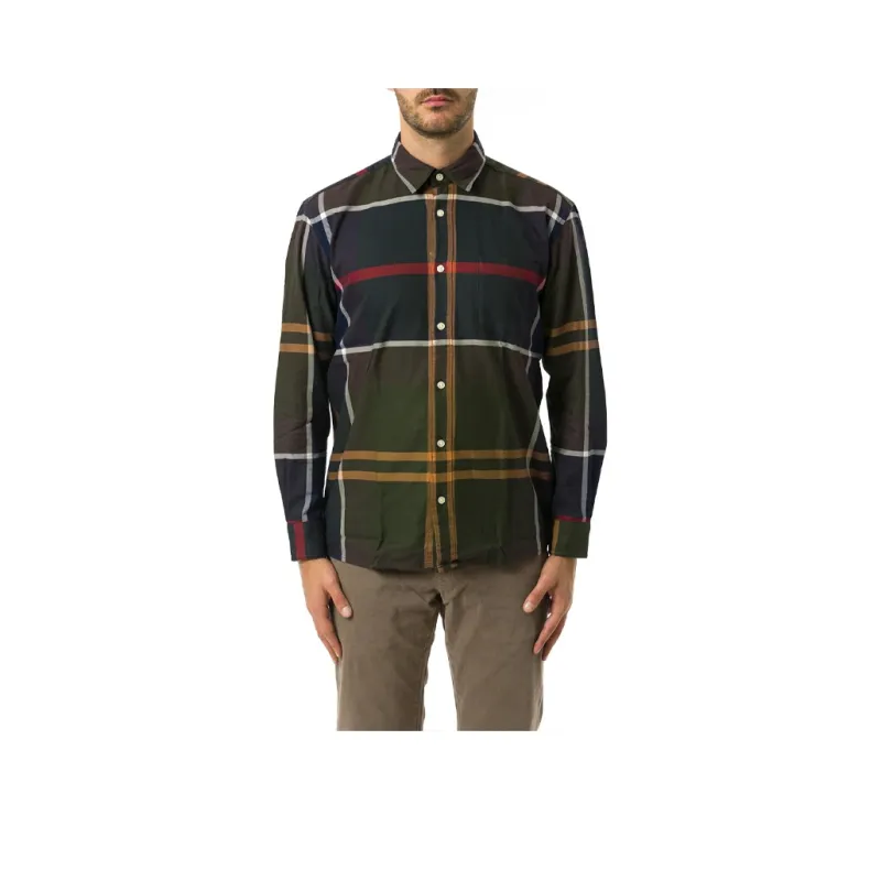 BARBOUR Renford Oversized Long Sleeved Tartan Shirt-0