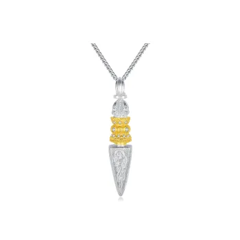 CENTURY&KINDLE 999 Fine Silver Necklaces Unisex