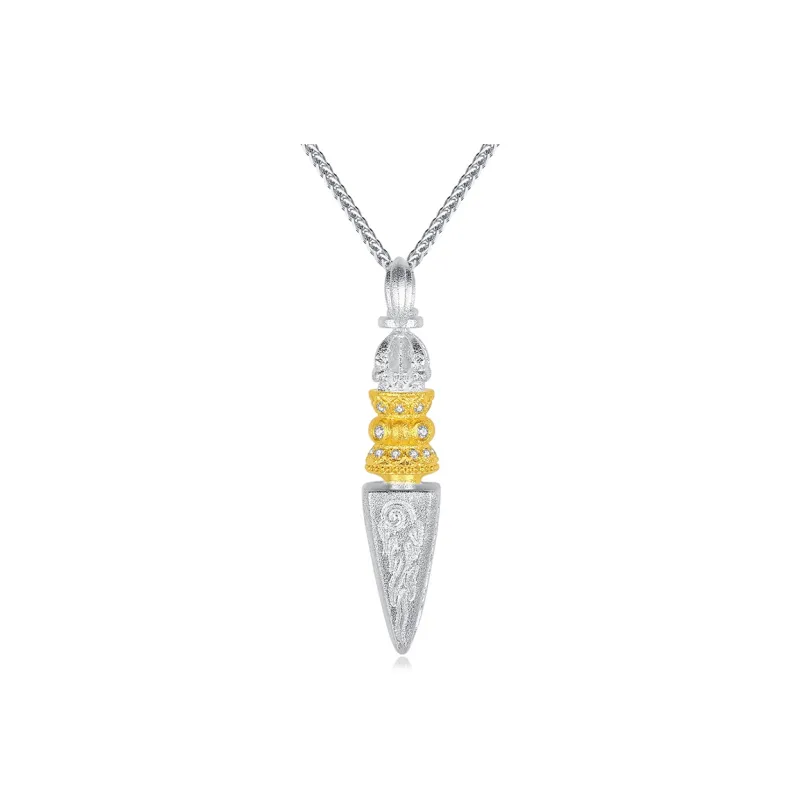 CENTURY&KINDLE 999 Fine Silver Necklaces Unisex-0