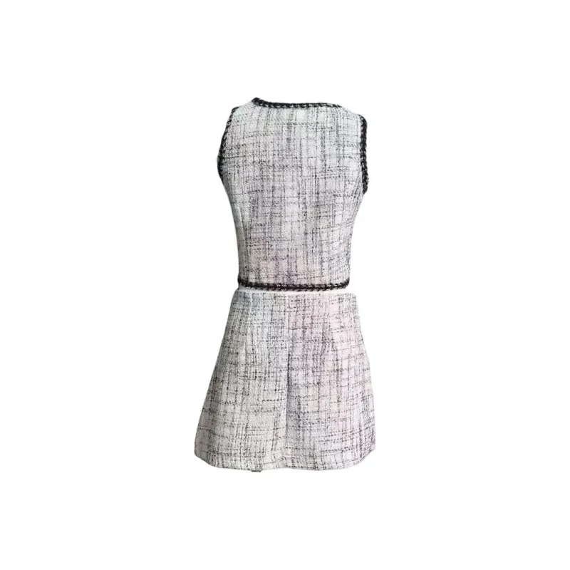 ABCMININ Skirt Set Women's Gray-1