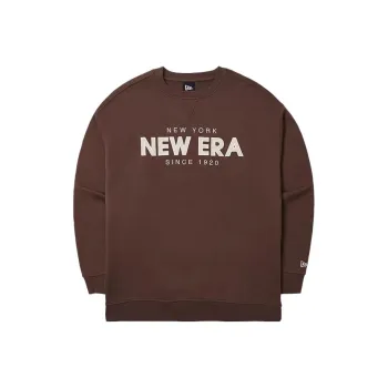 New Era FW23 Sweatshirt Unisex Brown