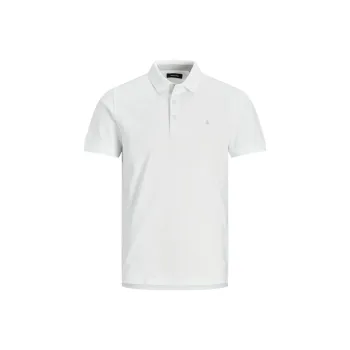 JACK JONES· Polo Shirt Men's White