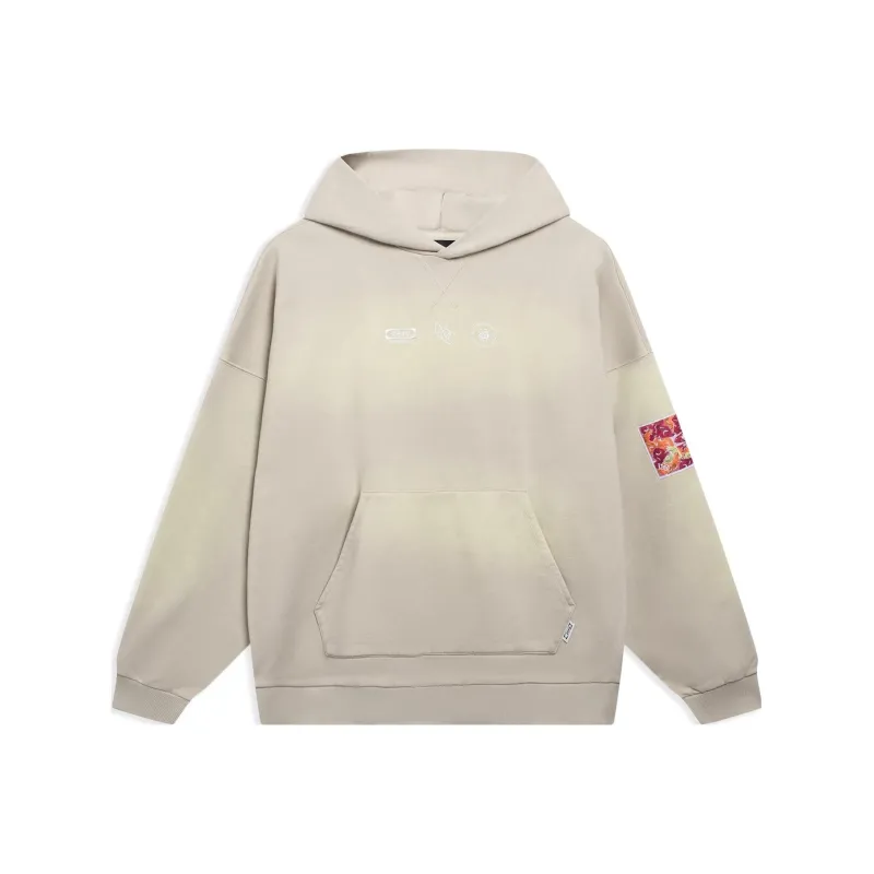 LiNing Sun Rising Gold Rush Sweatshirt Unisex Goat Gray-0