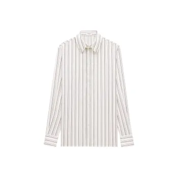 SAINT LAURENT Striped Button Up Shirt