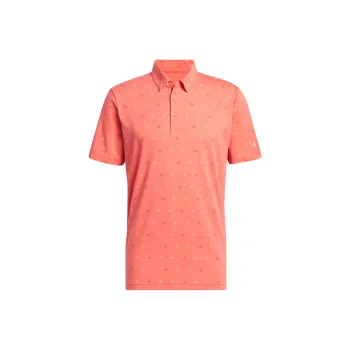 Adidas Go To Mini Crest Print Polo Shirt Polo Shirt Men's Orange