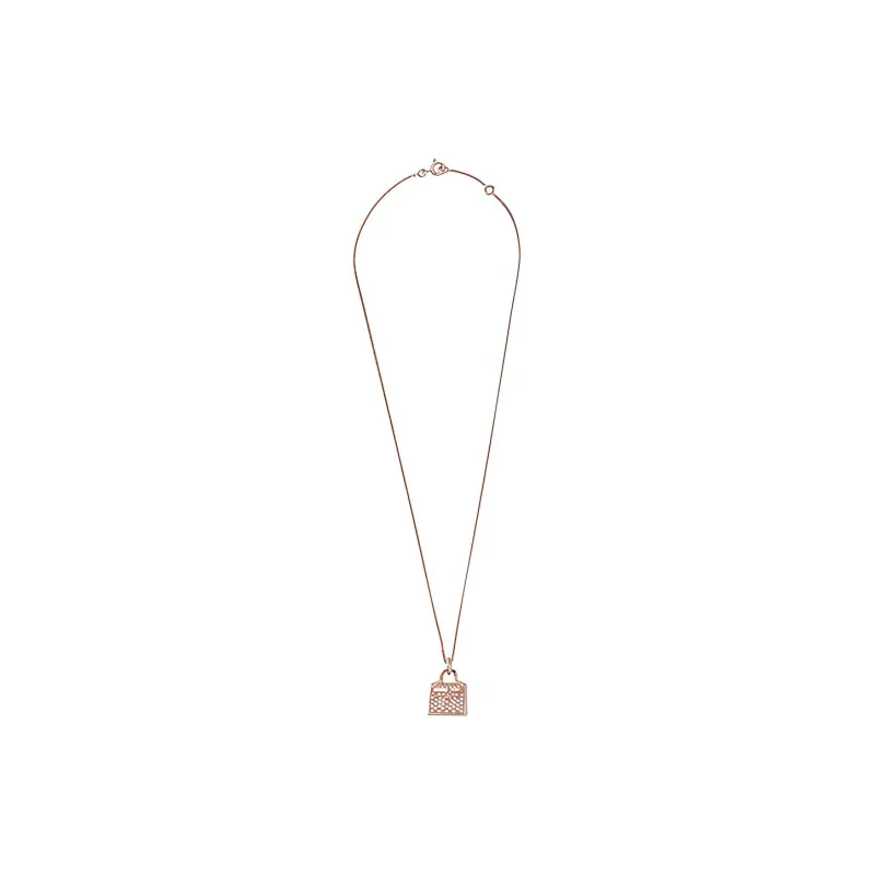 HERMES Kelly Amulette Rose Gold Necklaces Women's-1