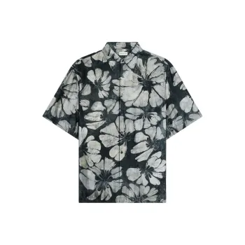 DRIES VAN NOTEN Cassidye Printed Short Sleeved Shirt