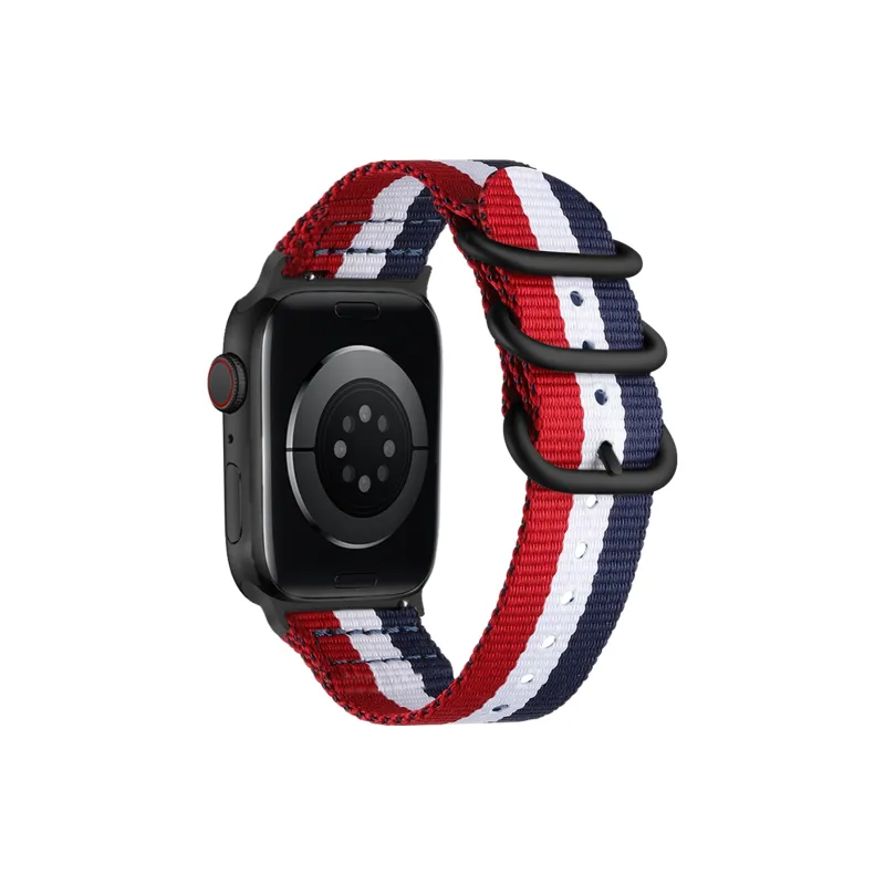 DUALMM Apple Compatibility Watch Band 225mm 38/40/41/42/44/45/49MM Nylon Material-12